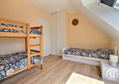 chambre lits superposes2 gite kib arm quiberon