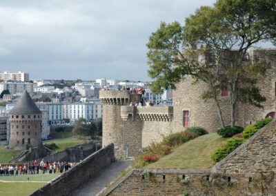 le donjon du château de brest bretagne